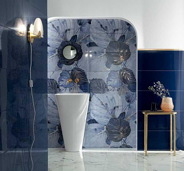 Płytki jak tapeta z kolekcji Blue Stone