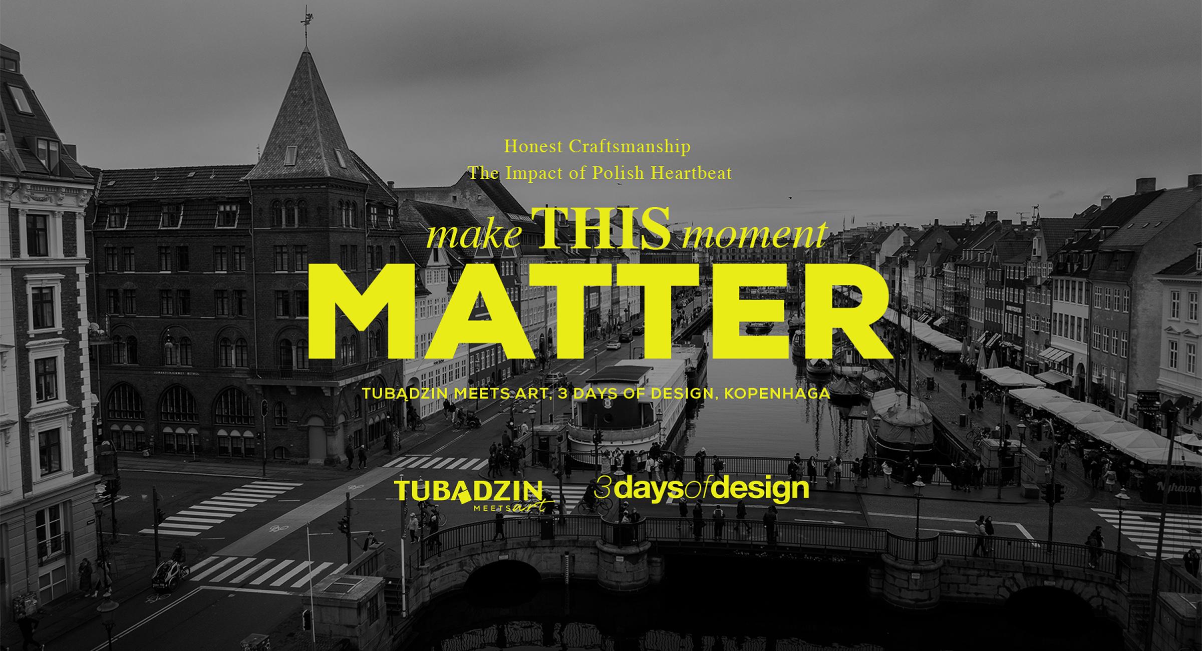 Tubądzin Group partners with the Polish exhibition at 3 Days of Design in Copenhagen!