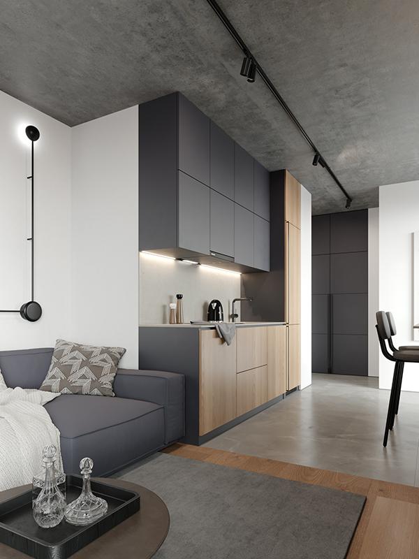 Projekt wnętrza mieszkania w Warszawie zgłoszony do Tubądzin Design Awards